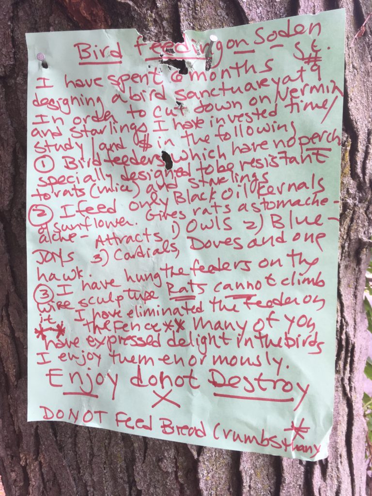 found on the street while posting